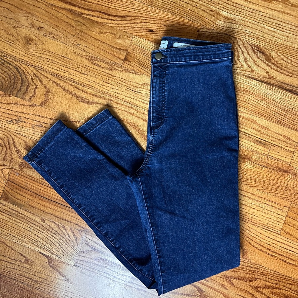 American Apparel Women's Dark Blue easy Skinny Jeans - Picture 2 of 7